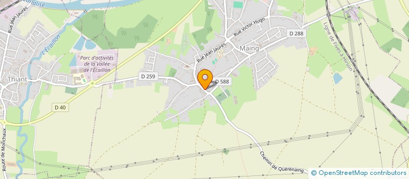 localisation de l'entreprise GOBERT MENUISERIE  MAING