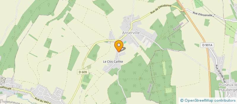 localisation de l'entreprise GOBETTE  PUISEUX-LE-HAUBERGER