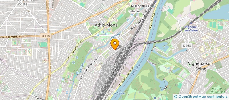 localisation de l'entreprise GOBI TWIN  ATHIS-MONS