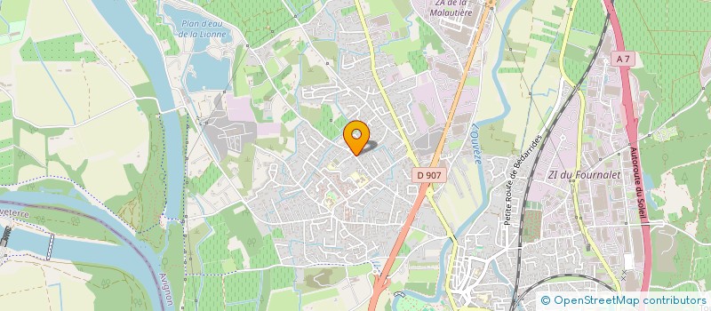 localisation de l'entreprise GOBIC  SORGUES