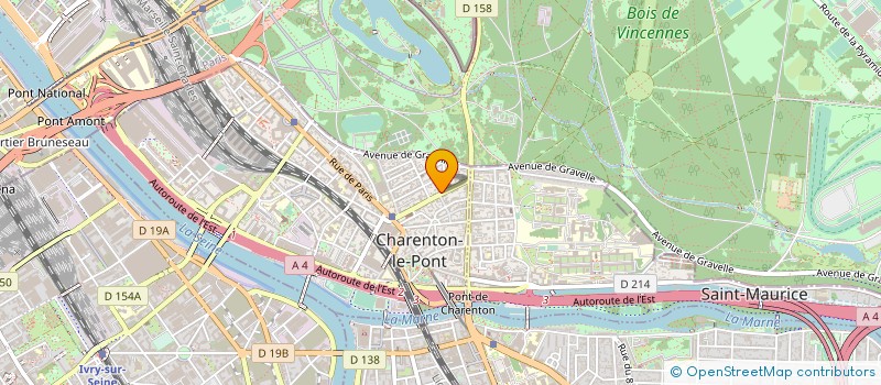 localisation de l'entreprise GOBIN à CHARENTON-LE-PONT