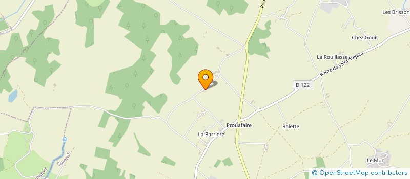 localisation de l'entreprise GOBIN INVEST  SAINTE-GEMME