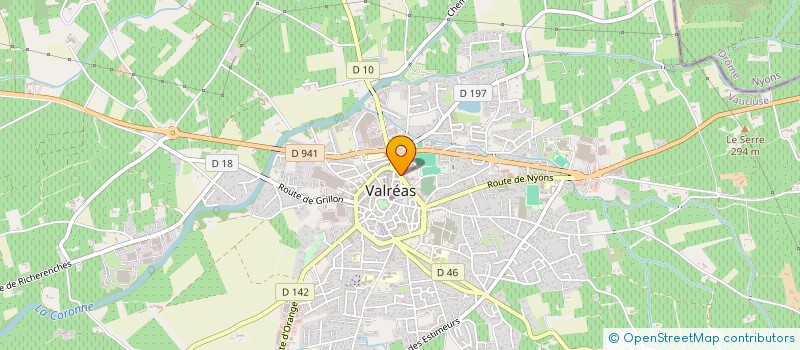 localisation de l'entreprise GOBIN MOREAUX à VALREAS