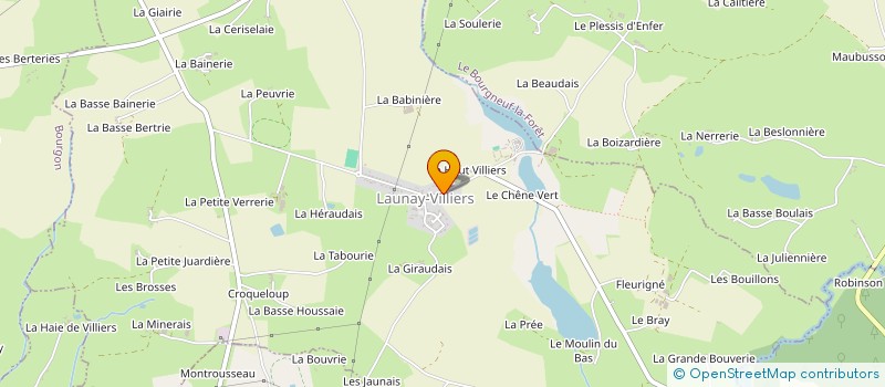 localisation de l'entreprise GOBIN PAYSAGE  LA BACONNIERE