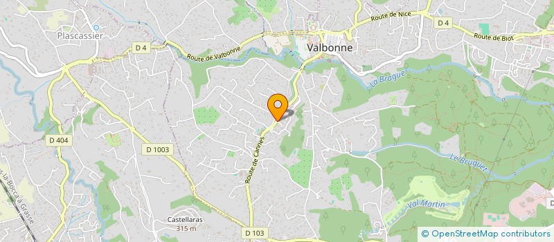 localisation de l'entreprise GOBIO CLEANER  VALBONNE