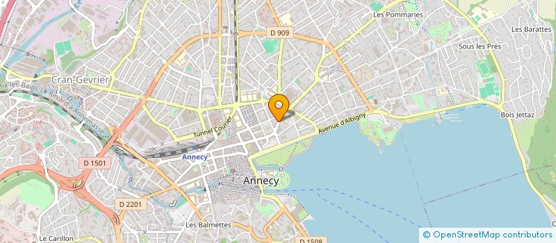localisation de l'entreprise GOBLINS à ANNECY