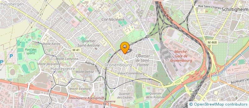 localisation de l'entreprise GOBRICTUS THEATRE UN MOMENT DE PANIQUE à STRASBOURG