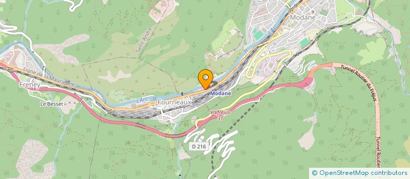 localisation de l'entreprise GOCDU  MODANE