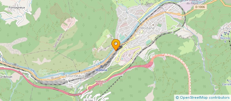 localisation de l'entreprise GOCDU TMG à MODANE