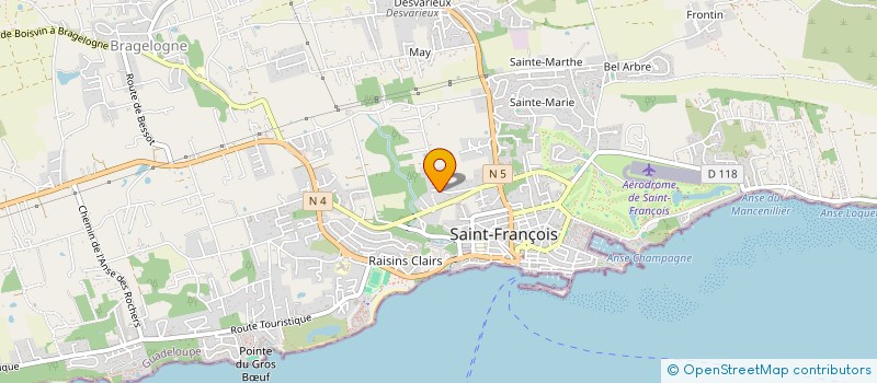 localisation de l'entreprise GOCHA EVENT  SAINT-FRANCOIS