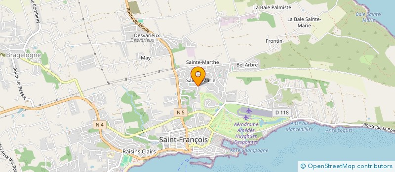 localisation de l'entreprise GOCHAYE CONCEPT MOTORS à SAINT-FRANCOIS