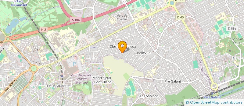 localisation de l'entreprise GOCHH à VILLEPINTE