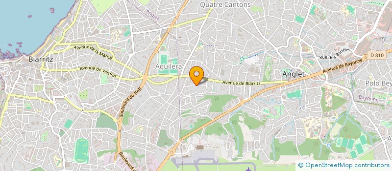 localisation de l'entreprise GOCHOKI LECLERC  ANGLET