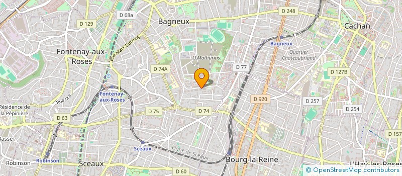 localisation de l'entreprise GOCIP à BAGNEUX