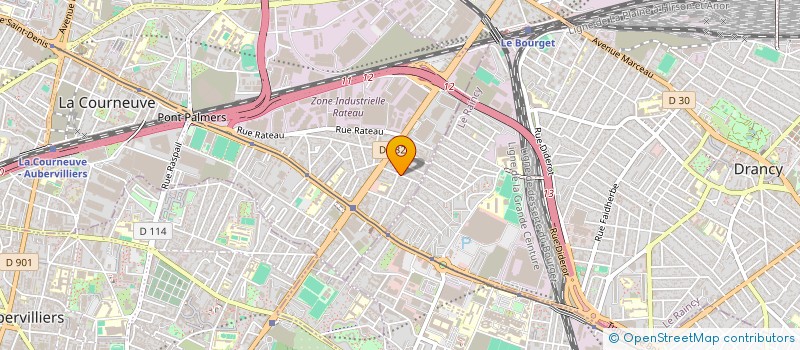 localisation de l'entreprise GOCLICK à LA COURNEUVE