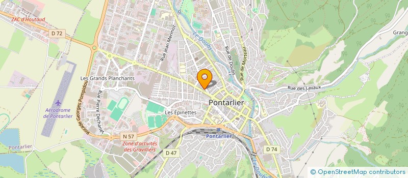 localisation de l'entreprise GOCOIF à DOUBS
