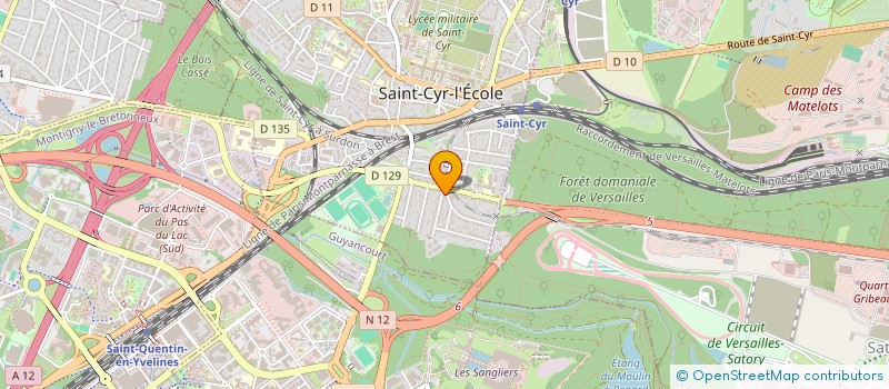 localisation de l'entreprise GOD-ONE  SAINT-CYR-L'ECOLE