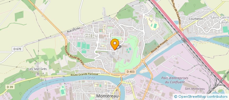 localisation de l'entreprise GOD'S PEL (PRIERE, EVANGILE, LOUANGES DE DIEU)  MONTEREAU-FAULT-YONNE