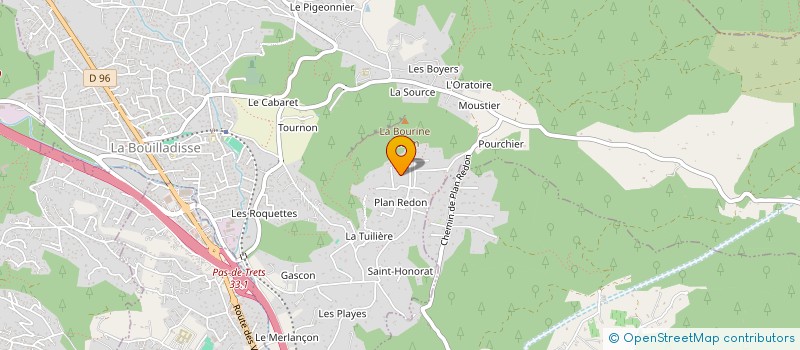 localisation de l'entreprise GOD SAVE THE JAZZ  LA BOUILLADISSE