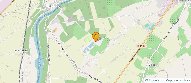 localisation de l'entreprise GODAI  SAINT-ROMANS