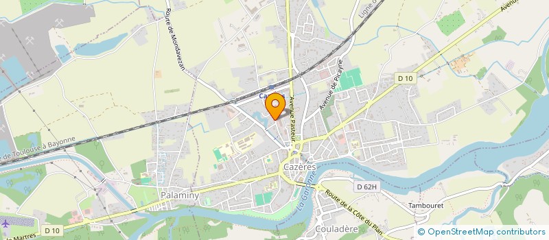 localisation de l'entreprise GODANO à CAZERES