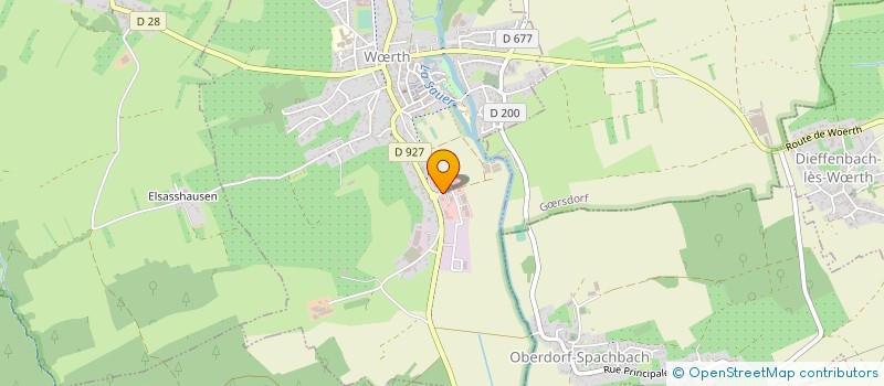 localisation de l'entreprise GODAR PIERRE  WOERTH