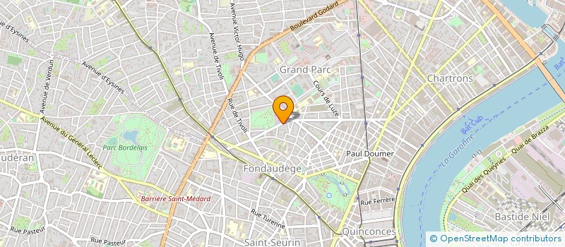 localisation de l'entreprise GODARD à BORDEAUX