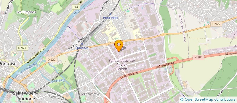 localisation de l'entreprise GODARD ET COMPAGNIE à SAINT-OUEN-L'AUMONE