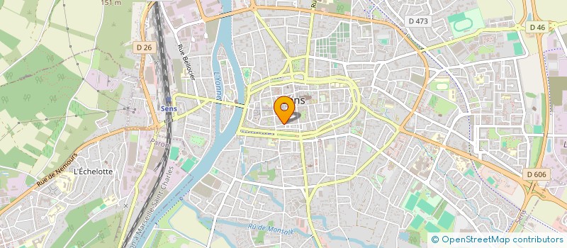 localisation de l'entreprise GODARD-RIGAULT  SENS