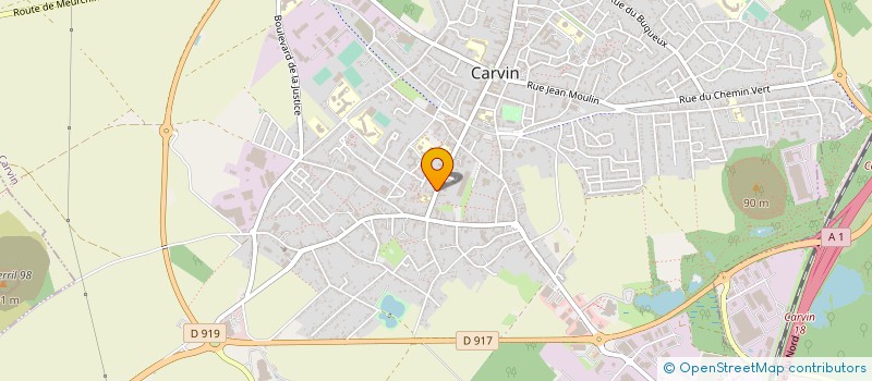 localisation de l'entreprise GODART à CARVIN