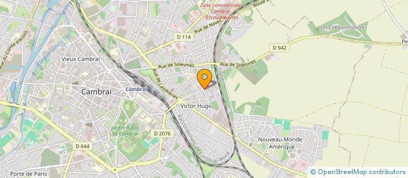 localisation de l'entreprise GODART CHRISTELLE & BODART CHRISTOPHE à CAMBRAI