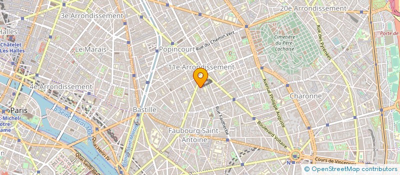 localisation de l'entreprise GODCOUB à VINCENNES