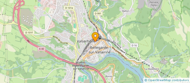 localisation de l'entreprise GODDARD NICOLAS à VALSERHONE