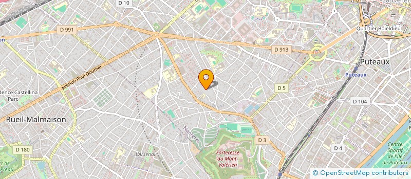 localisation de l'entreprise GODDET IMMOBILIER  NANTERRE