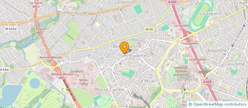 localisation de l'entreprise GODEAS à TOULOUSE