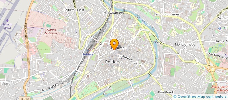 localisation de l'entreprise GODEFROID COLLEE à POITIERS
