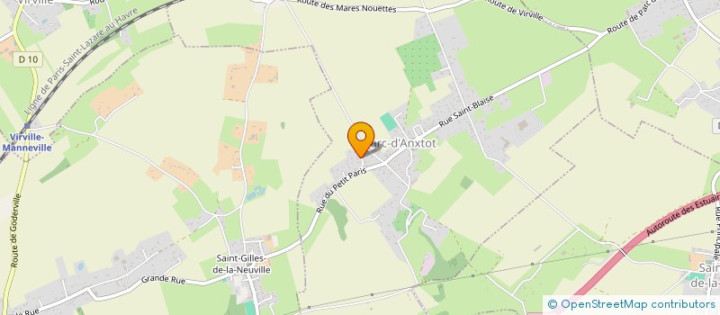 localisation de l'entreprise GODEFROY  PARC-D'ANXTOT