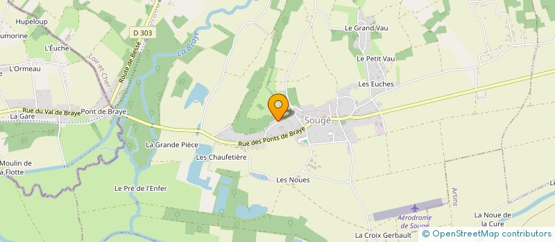 localisation de l'entreprise GODEFROY EXPERTISE DIGITALE  SOUGE