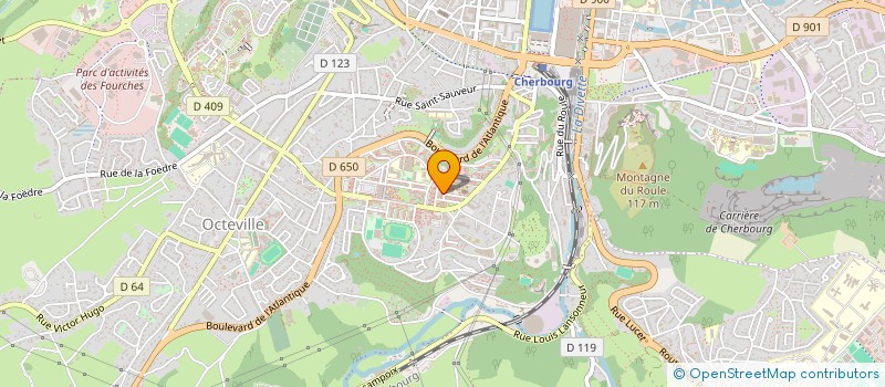 localisation de l'entreprise GODEFROY H ET LEMASLE  CHERBOURG-EN-COTENTIN