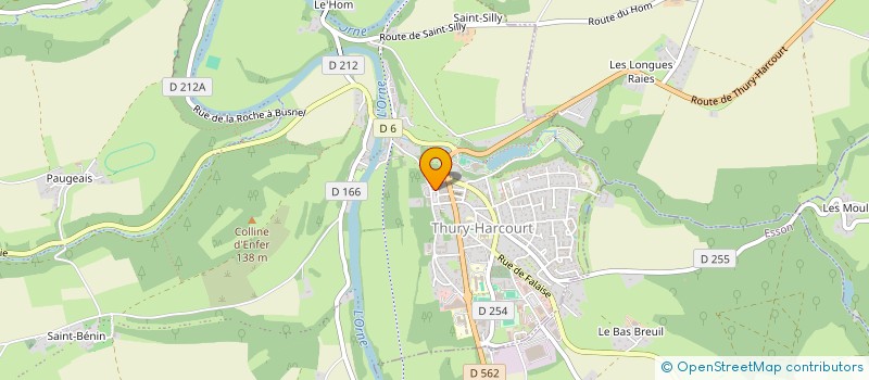 localisation de l'entreprise GODEFROY TRAITEUR  THURY-HARCOURT-LE-HOM