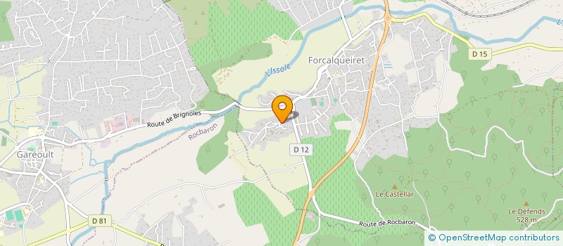 localisation de l'entreprise GODET  FORCALQUEIRET