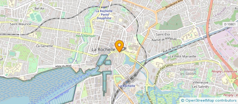 localisation de l'entreprise GODET FRERES COGNAC à LA ROCHELLE