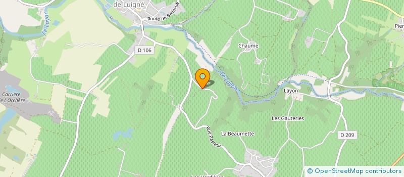 localisation de l'entreprise GODET TP TRANSPORTS à CHEMILLE-EN-ANJOU