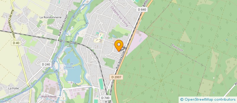 localisation de l'entreprise GODICHOU ECOM  CHALETTE-SUR-LOING