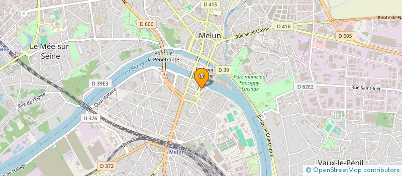 localisation de l'entreprise GODIN 5 à MELUN