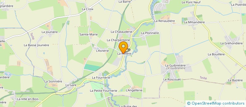 localisation de l'entreprise GODIN  PANNECE