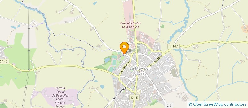 localisation de l'entreprise GODINEAU TOURISME  LE MAY-SUR-EVRE