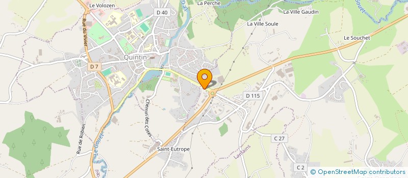 localisation de l'entreprise GODINEYES  SAINT-BRANDAN