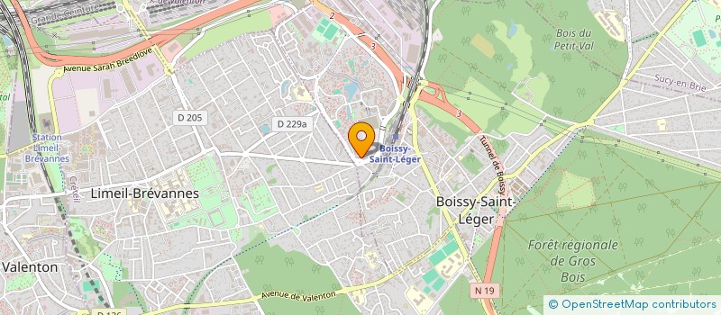 localisation de l'entreprise GODIS à BOISSY-SAINT-LEGER