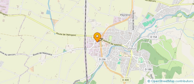 localisation de l'entreprise GODISTRIBUTION à CHABEUIL